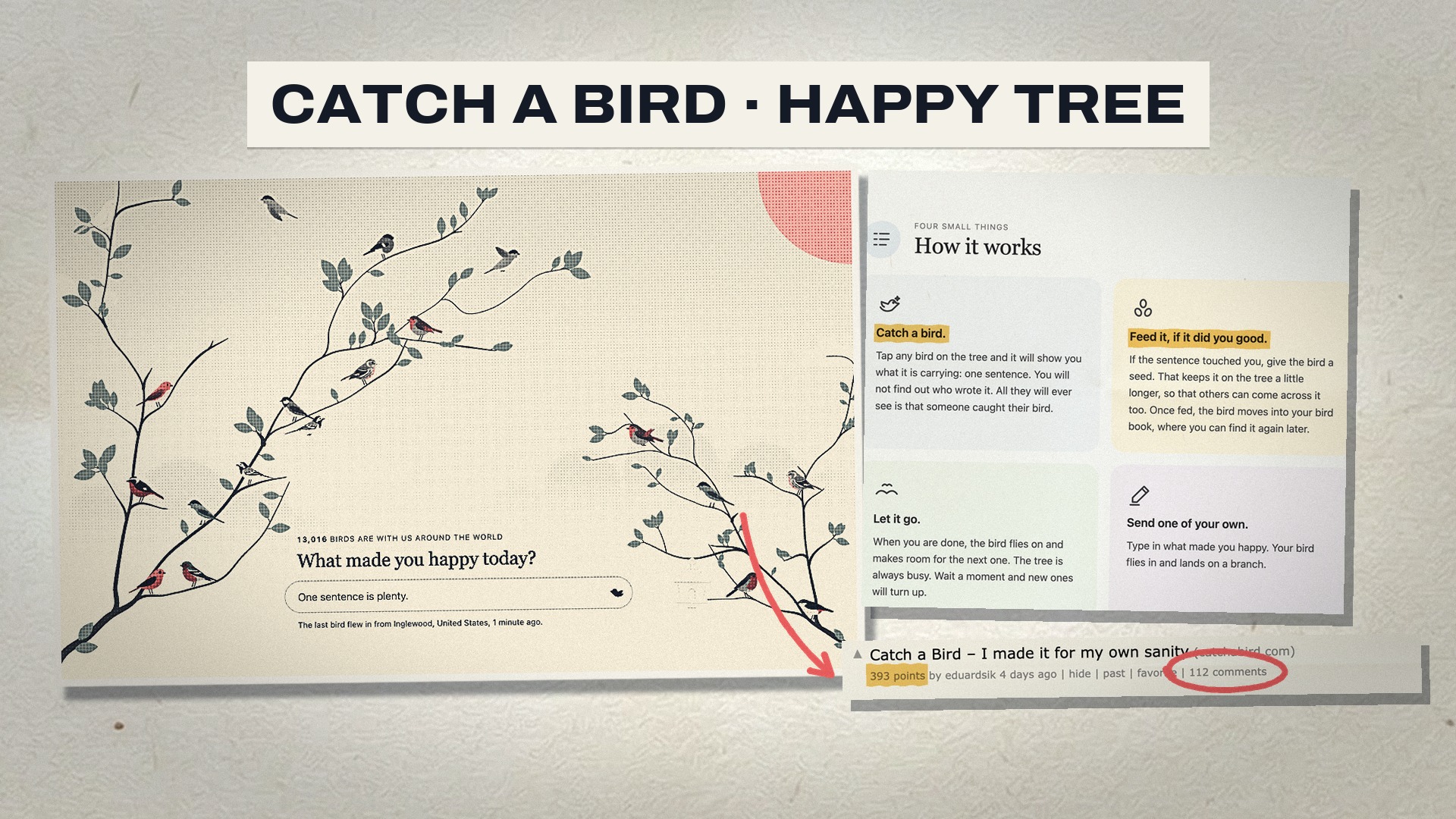Catch a Bird (catchabird.com): A Wholesome Early-Web Oasis Built for Sanity