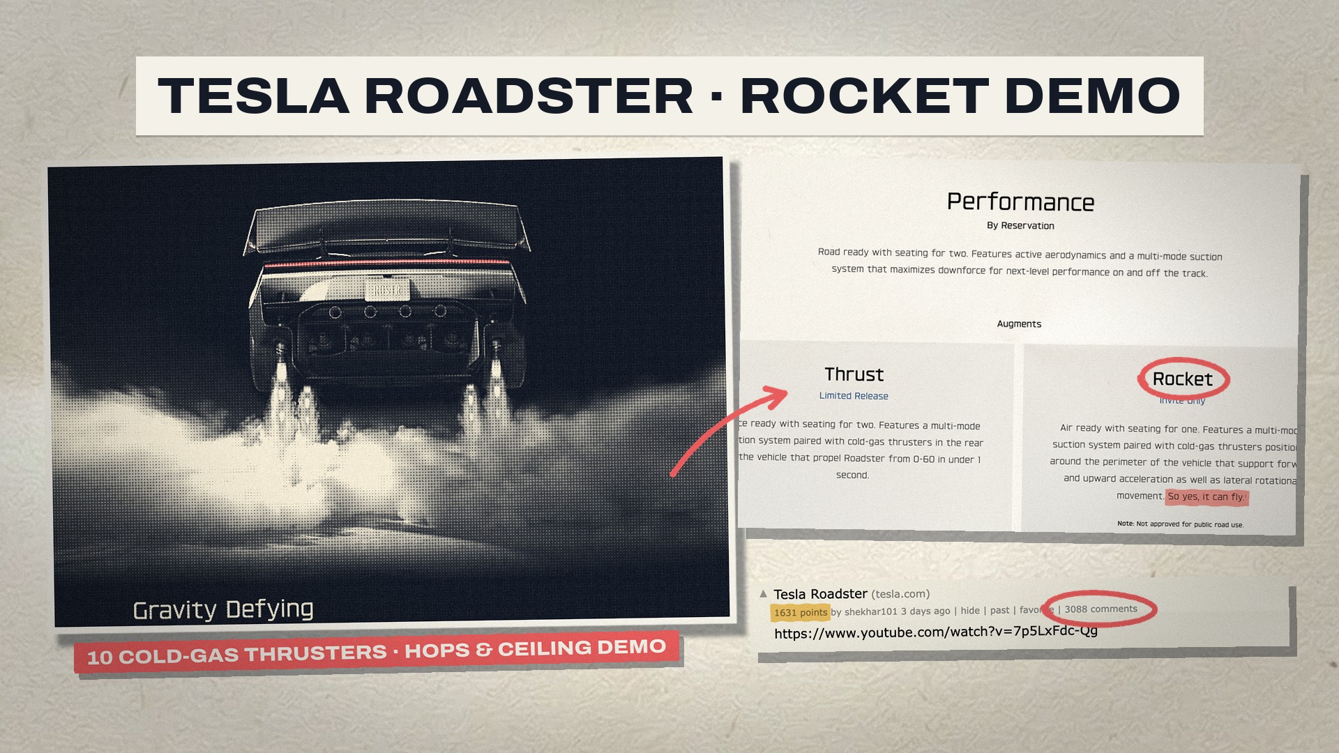 Tesla Roadster (2026): Three Tiers, Cold-Gas Thrusters & The Ceiling Demo