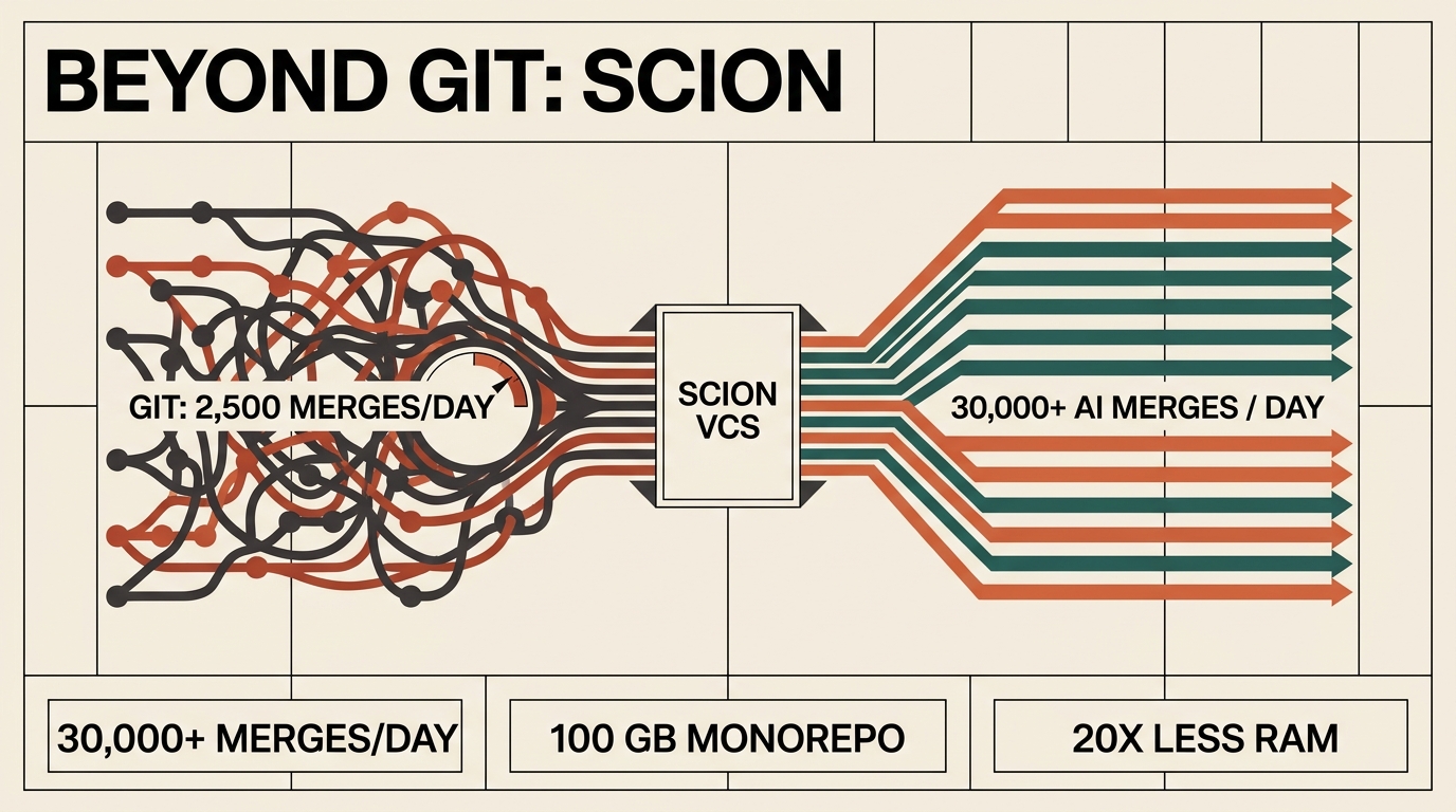 Redesigning Source Control at Anthropic: Why 30,000 Daily AI Merges Broke Git