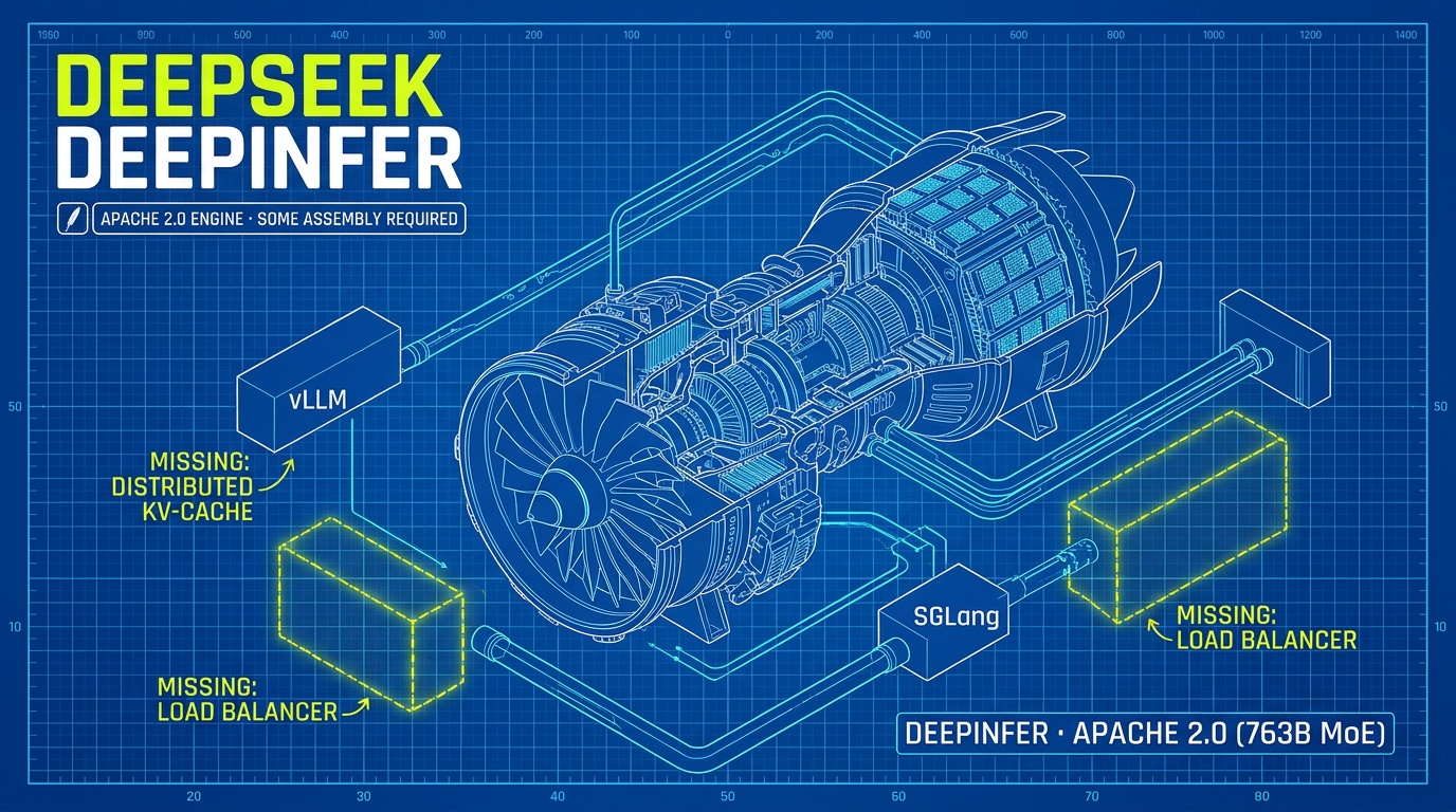DeepSeek Open-Sources DeepInfer: Apache 2.0 Runtime, Missing KV-Cache & The US Ban